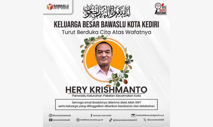 BERITA DUKA: PKD Pemilu 2024 di Kota Kediri Tutup Usia Usai Jalani Perawatan BERITA DUKA: PKD Pemilu 2024 di Kota Kediri Tutup Usia Usai Jalani Perawatan