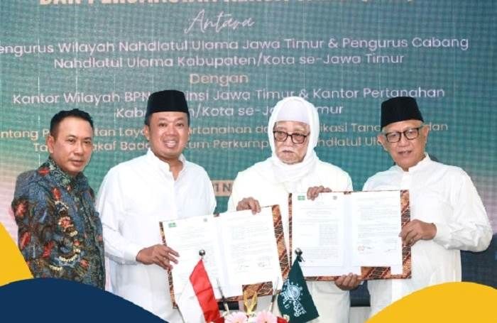 Sertifikasi Aset Tanah NU dan Ormas Keagamaan di Jatim Bakal Semakin Dipercepat Sertifikasi Aset Tanah NU dan Ormas Keagamaan di Jatim Bakal Semakin Dipercepat