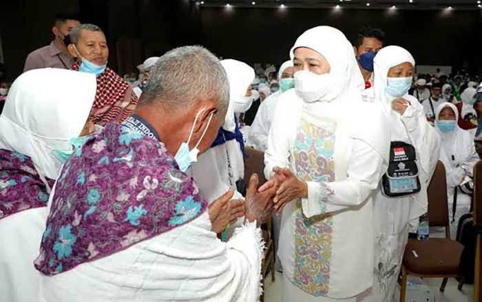Jatim Sumbang Kloter Jamaah Haji Terbanyak, Khofifah: Catatkan Sejarah Baru Jatim Sumbang Kloter Jamaah Haji Terbanyak, Khofifah: Catatkan Sejarah Baru