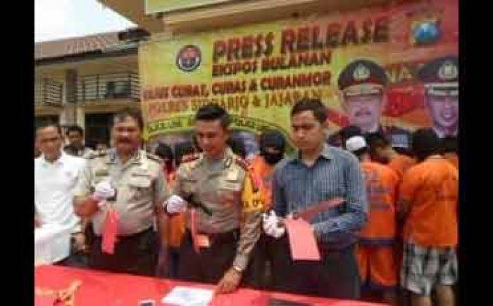 Sebulan, Polres Sidoarjo Ungkap 33 Kasus 3 C Sebulan, Polres Sidoarjo Ungkap 33 Kasus 3 C