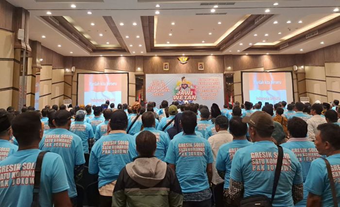 Apresiasi Kepemimpinan Jokowi, 330 Kades di Gresik Deklarasi Gabung Relawan Jawi Wetan Apresiasi Kepemimpinan Jokowi, 330 Kades di Gresik Deklarasi Gabung Relawan Jawi Wetan
