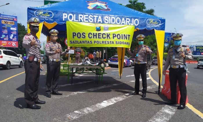 Ini 4 Sanksi Bagi Warga yang Melanggar Ketentuan PSBB, Polisi di Sidoarjo Kerahkan 1.500 Personel