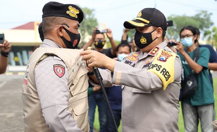 Cegah Politik Uang, Polres Mojokerto Launching Timsus Anti Money Politics Cegah Politik Uang, Polres Mojokerto Launching Timsus Anti Money Politics