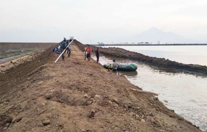 Tanggul Lumpur Lapindo yang Ambles Sudah Dalam Proses Pengurukan