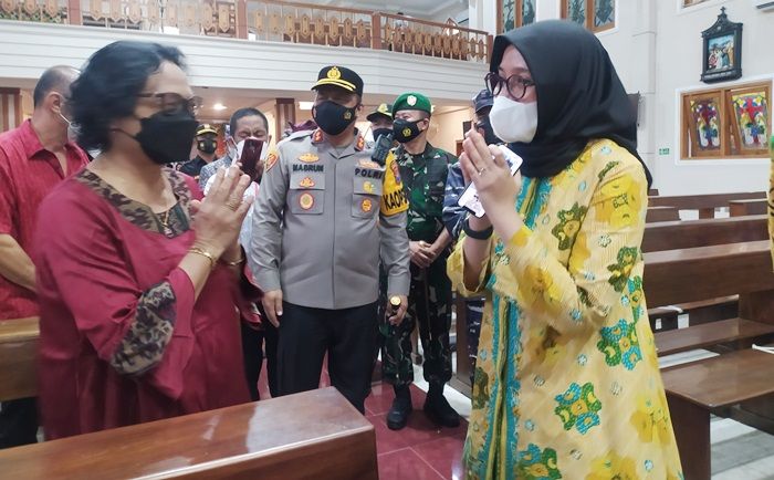 Forkopimda Banyuwangi Safari Natal Cek Pengamanan dan Penerapan Prokes di Gereja-Gereja