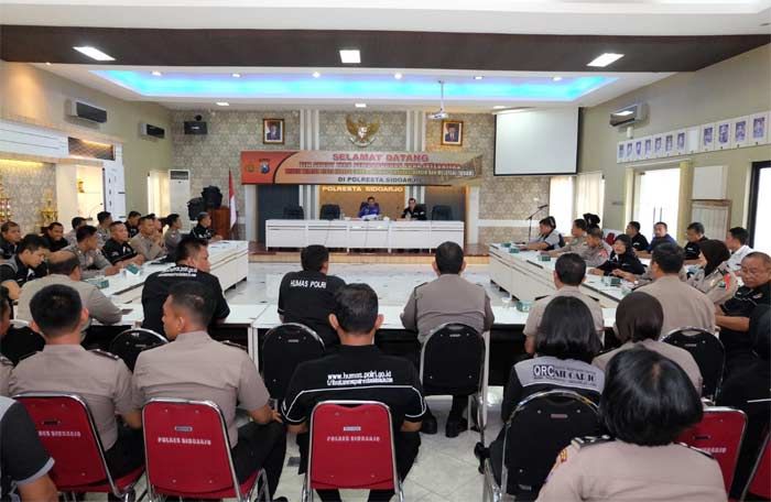 Kapolresta Sidoarjo Pertajam Kinerja Cyber Troops