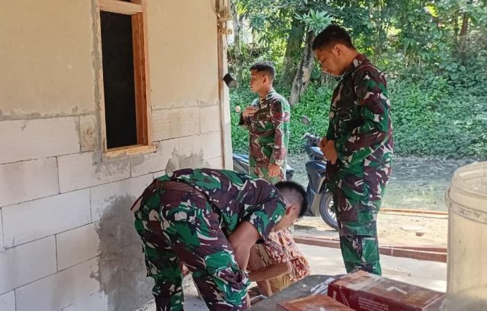Sentuhan TMMD ke-128 Bangkalan di Rumah Pak Anis Hidupkan Asa di Tengah Kesederhanaan