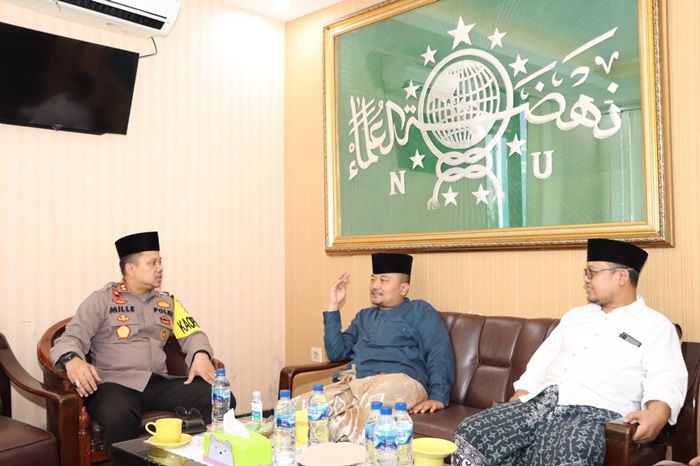 Mohon Doa Restu, Kapolresta Banyuwangi Silaturahmi ke PCNU Mohon Doa Restu, Kapolresta Banyuwangi Silaturahmi ke PCNU