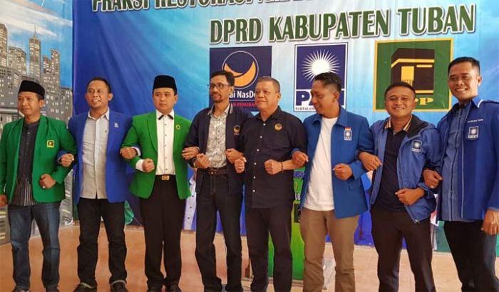 Pilbup Tuban 2020: Nasdem, PAN, dan PPP Bentuk Poros Baru, Sebut Sudah Ada 3 Orang yang Mendaftar Pilbup Tuban 2020: Nasdem, PAN, dan PPP Bentuk Poros Baru, Sebut Sudah Ada 3 Orang yang Mendaftar