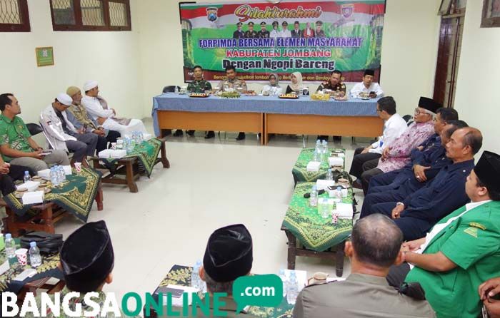 Sikapi Pembakaran Bendera HTI di Garut, Ini Hasil Pertemuan Forkopimda dan Ormas di Jombang