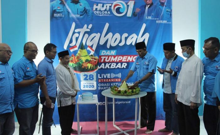 Ada Istighotsah dan Tumpengan Akbar di HUT Partai Gelora ke-1