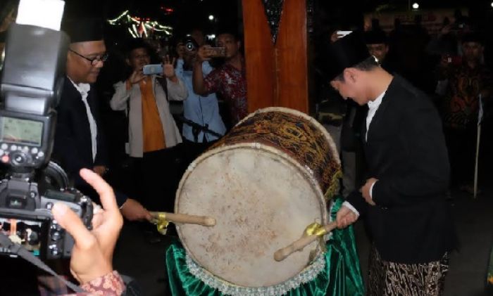 Buka Porsadin IV Jatim, Bupati Trenggalek Arifin Tabuh Bedug Buka Porsadin IV Jatim, Bupati Trenggalek Arifin Tabuh Bedug