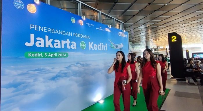 Penerbangan Perdana Citilink di Bandara Dhoho Kediri Jadi Tonggak Sejarah Penerbangan Perdana Citilink di Bandara Dhoho Kediri Jadi Tonggak Sejarah