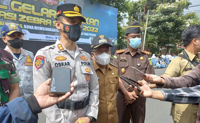 Operasi Zebra Semeru 2022 Dua Pekan, Polres Batu Sasar 8 Pelanggaran