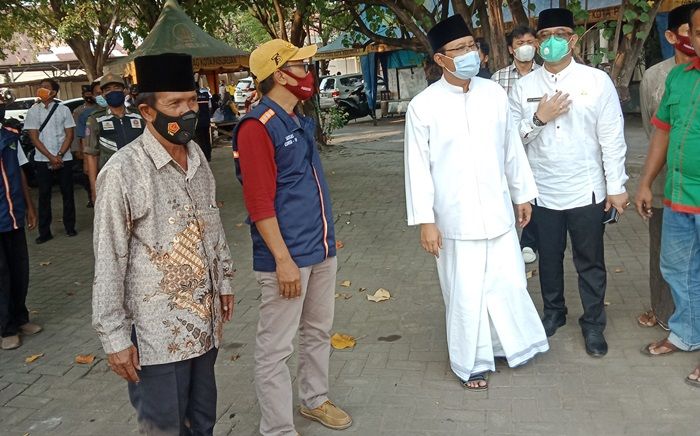 Pedagang Pasar Burung Karangketug Deklarasikan Prokes di Depan Wali Kota Gus Ipul