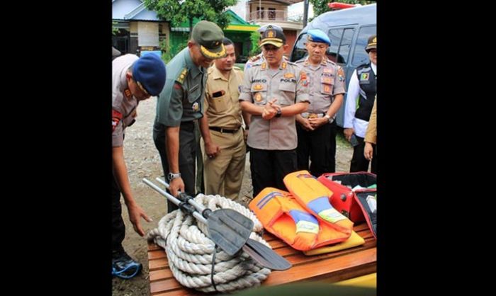 ​Tanggap Darurat Bencana, Polres Kediri Kota Dirikan Posko Kontijensi Aman Nusa II