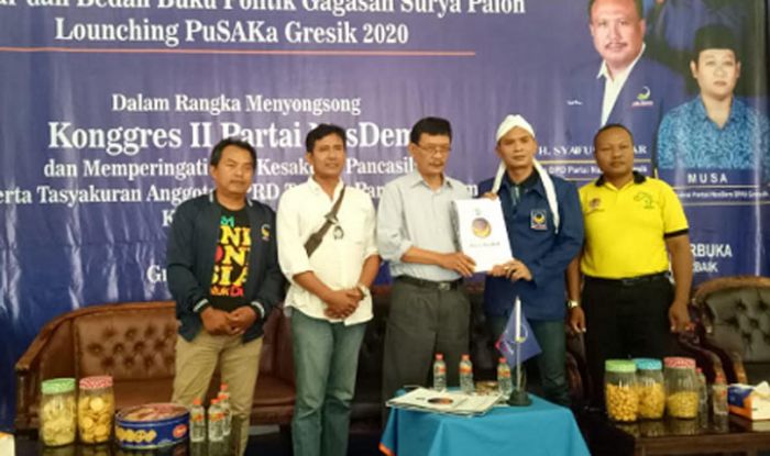 Ketua Golkar Gresik Daftar Bacabup Lewat Nasdem Ketua Golkar Gresik Daftar Bacabup Lewat Nasdem