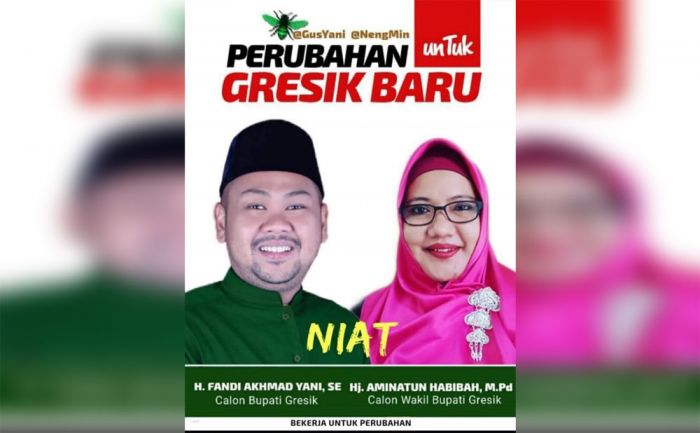 Sururi: Gus Yani Gandeng Ning Min di Pilbup Gresik 2020 Sururi: Gus Yani Gandeng Ning Min di Pilbup Gresik 2020