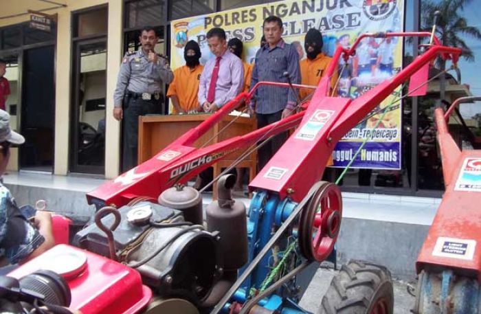 Tujuh Kali Beraksi, Empat Sekawan Pencuri Traktor di Nganjuk Berakhir di Balik Jeruji Tujuh Kali Beraksi, Empat Sekawan Pencuri Traktor di Nganjuk Berakhir di Balik Jeruji