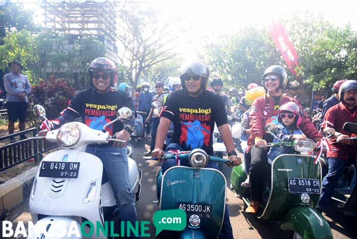 Puluhan Ribu Scooter se-Indonesia Kumpul di Kediri