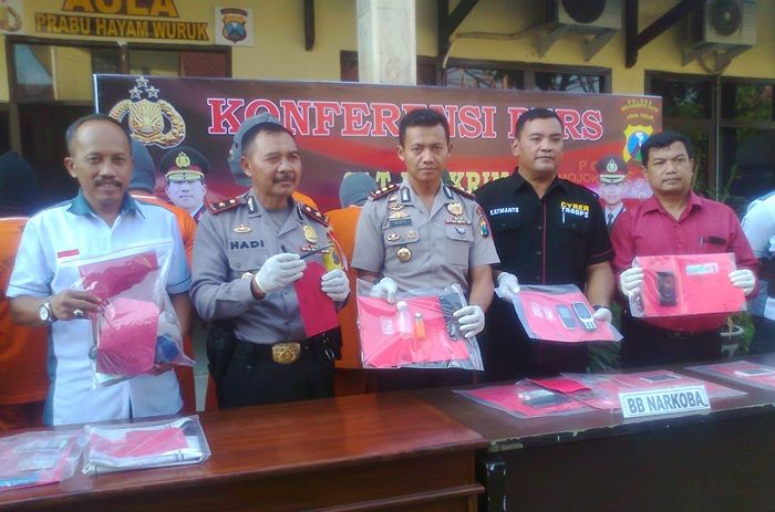 Gelar Operasi Pekat, Polres Mojokerto Kota Gulung 12 Pengedar Sabu