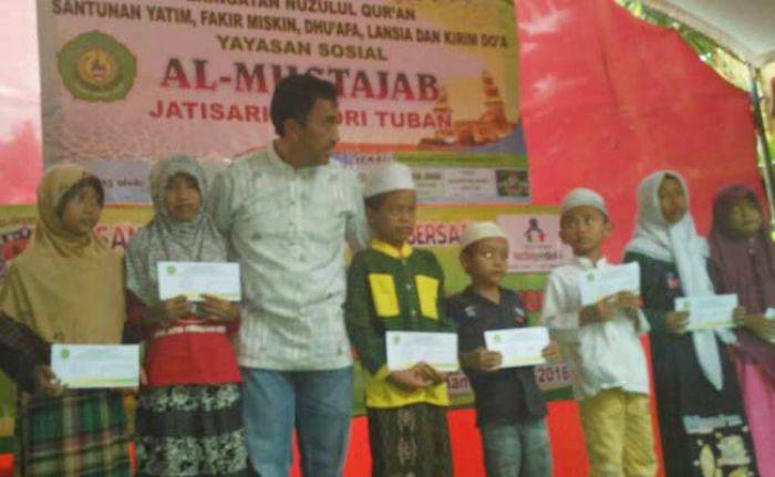 Gandeng Pertamina EP dan Komunitas HCB, Yayasan Al Mustajab Senori Santuni Yatim Piatu dan Duafa