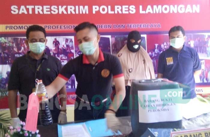 Polisi Bongkar Pembuatan Cecek Gunakan Bahan Kimia Berbahaya di Babat Lamongan