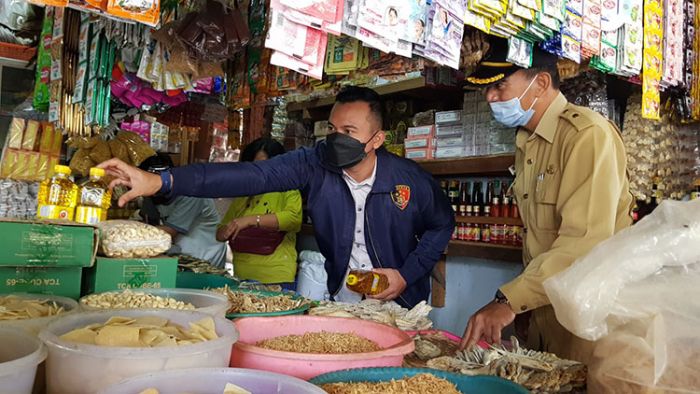 Jelang Idulfitri, Satgas Pangan Polres Nganjuk Gelar Sidak Sembako