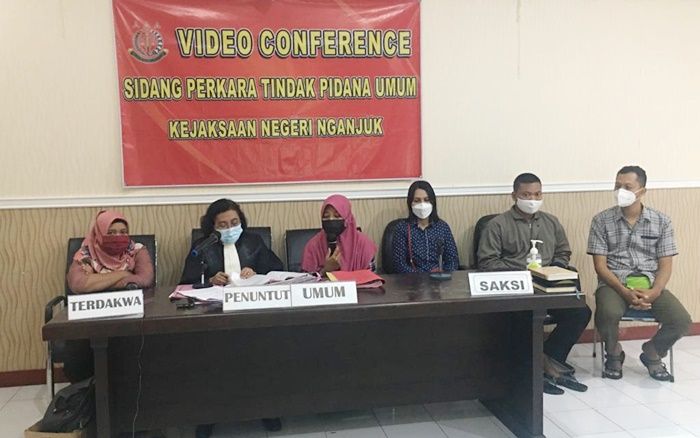 Upaya Kejari Nganjuk Lindungi Jajarannya, Gelar Vaksinasi Covid-19 dan Sidang Daring