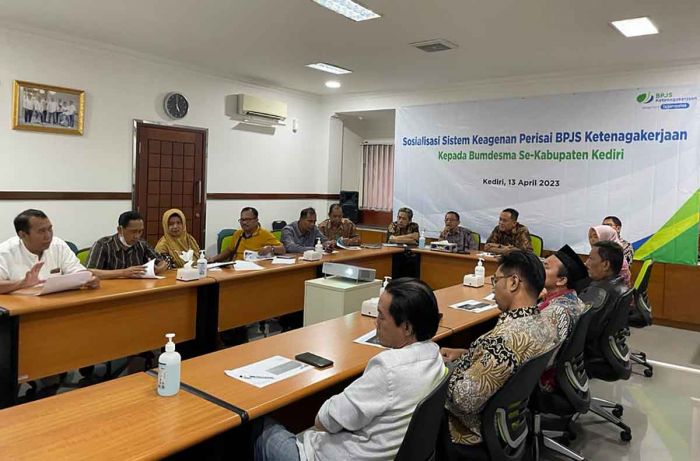 Sistem Keagenan Perisai BPJS Ketenagakerjaan Disosilisasikan ke BUMDesma se-Kabupaten Kediri Sistem Keagenan Perisai BPJS Ketenagakerjaan Disosilisasikan ke BUMDesma se-Kabupaten Kediri