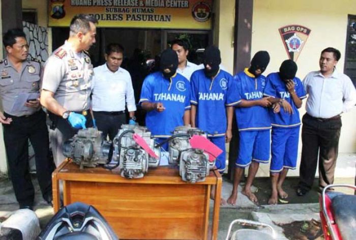 Polres Pasuruan Panen Tangkapan Begal dan Penadah, Seminggu Bekuk 4 Tersangka Polres Pasuruan Panen Tangkapan Begal dan Penadah, Seminggu Bekuk 4 Tersangka