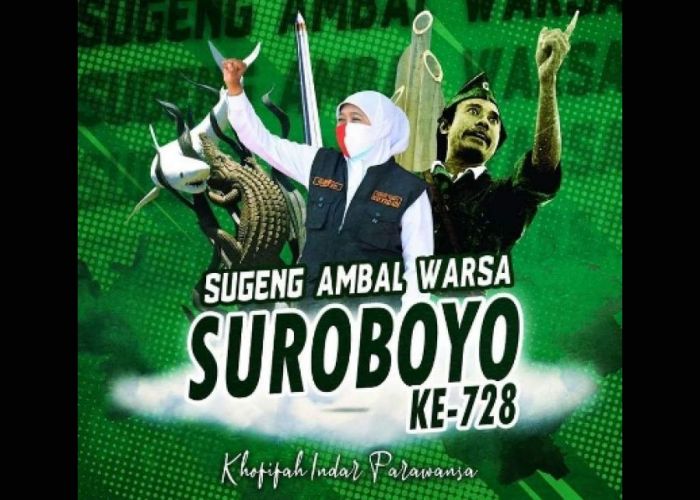 Ucapkan Selamat HUT ke-728, Gubernur Khofifah Apresiasi PAD, APBD dan IPM Kota Surabaya Ucapkan Selamat HUT ke-728, Gubernur Khofifah Apresiasi PAD, APBD dan IPM Kota Surabaya