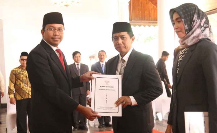 Yudhi Iriyanto Resmi Jabat Kepala Disporapar Sidoarjo Yudhi Iriyanto Resmi Jabat Kepala Disporapar Sidoarjo