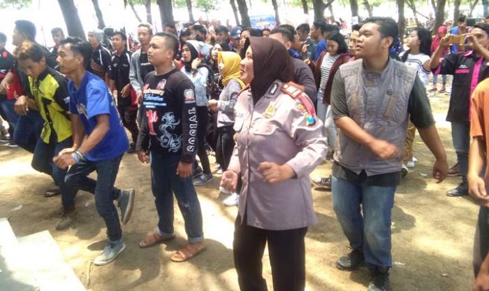 Forum Bikers Tuban Gelar Deklarasi Pemilu Damai dan Anti Golput