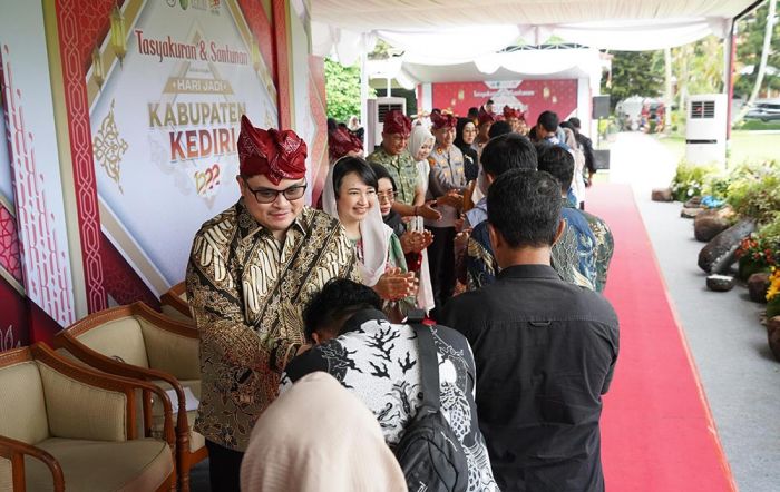 Gelar Tasyakuran Hari Jadi Kabupaten Kediri Secara Sederhana, ini Harapan Dhito