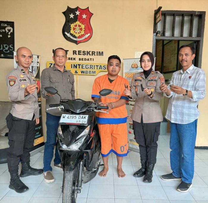 Dua Pelaku Curanmor Satroni Perumahan di Sedati Sidoarjo, 1 Lolos dari Warga