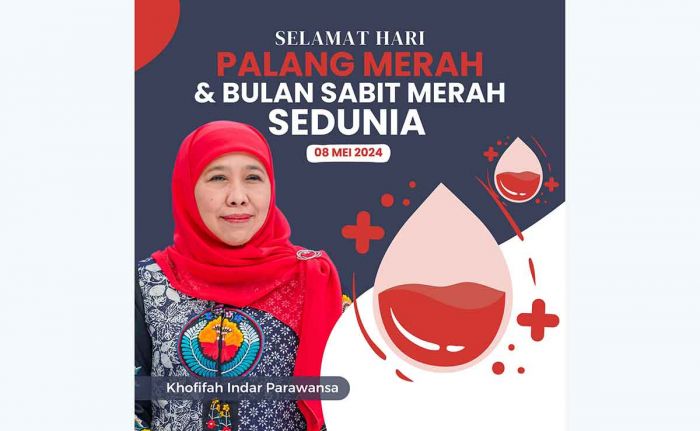 Hari Palang Merah Internasional 2024, Khofifah Ajak Rutin Donor Darah Hari Palang Merah Internasional 2024, Khofifah Ajak Rutin Donor Darah