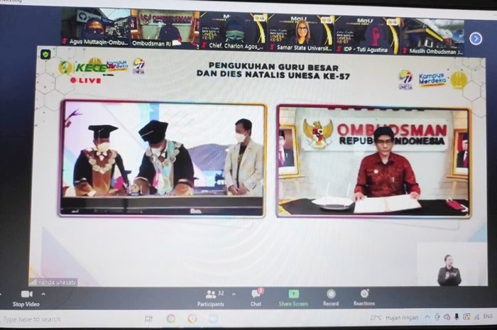 Ombudsman-Unesa Kerja Sama Pengawasan Pelayanan Publik Ombudsman-Unesa Kerja Sama Pengawasan Pelayanan Publik