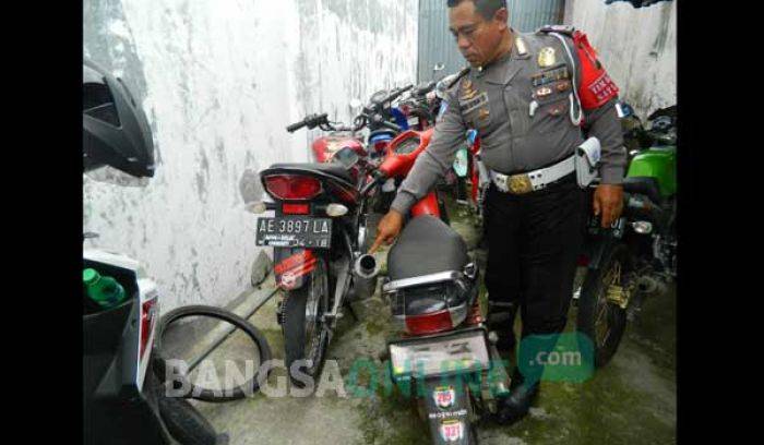 Jelang Tahun Baru, Satlantas Polres Ngawi Berburu Knalpot Brong