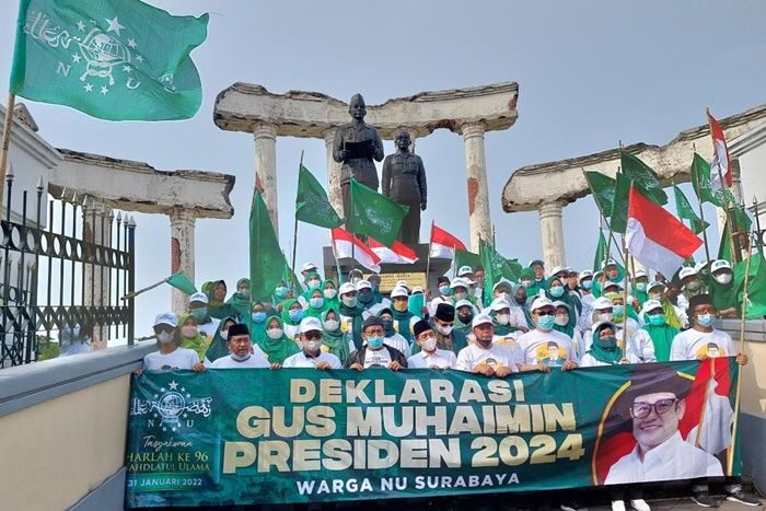 Kader NU Tulen, Nahdliyin Muda di Surabaya Dukung Muhaimin Capres 2024 Kader NU Tulen, Nahdliyin Muda di Surabaya Dukung Muhaimin Capres 2024