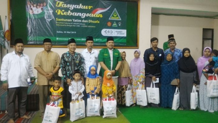 Gelar Tasyakuran Kebangsaan, GP Ansor Sidoarjo Santuni 100 Anak Yatim Gelar Tasyakuran Kebangsaan, GP Ansor Sidoarjo Santuni 100 Anak Yatim