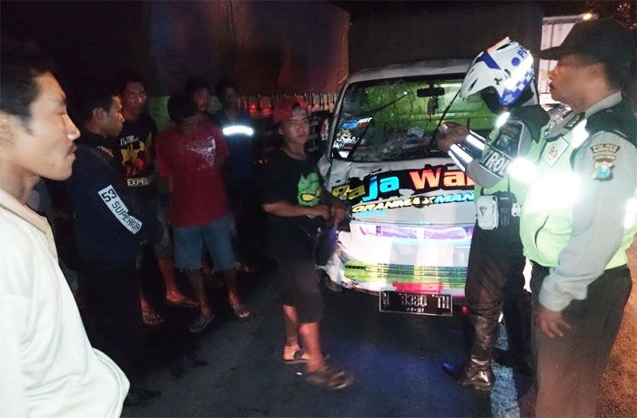 Kecelakaan Maut Sepeda Mator Vs Pick Up di Jalur Pantura Desa Sedarum, 1 Tewas