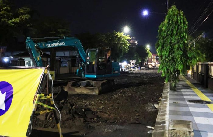 DPUPR Jember Kebut Proyek Foodstreet Jalan Kartini, Jamin Tak Ganggu Jadwal Ibadah