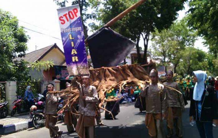 Puluhan Peserta Meriahkan Pawai Budaya Sambut Hari Jadi Bojonegoro ke-388