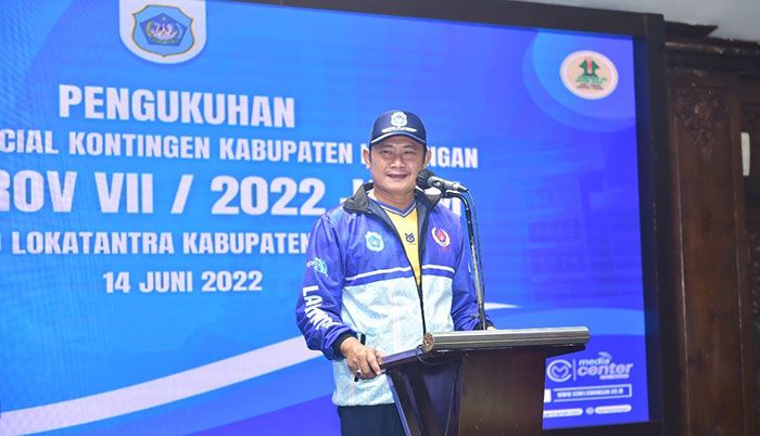 Bupati Lamongan Lepas Kontingen ke Porprov Jatim 2022 Bupati Lamongan Lepas Kontingen ke Porprov Jatim 2022