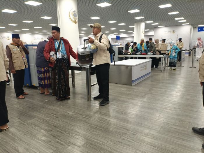 34.652 Jemaah Haji RI Tiba di Madinah, Sempat Ada Barang Mencurigakan Ternyata Isinya ini