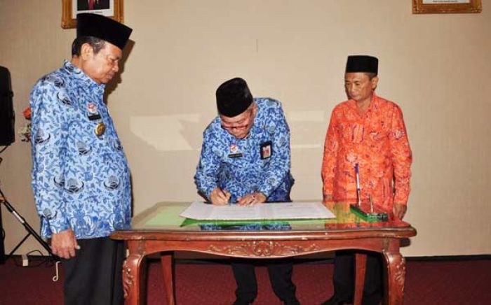 Korpri - Baznas Kota Mojokerto MoU Penyaluran dan Pengelolaan Zakat