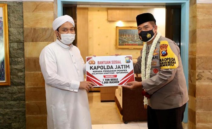 Minta Didoakan agar Tugas Lancar, Wakapolda Jatim Silaturahim ke PP Salafiyah Syafi