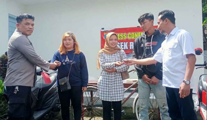 Kocak! Pencuri Motor di Kediri Ditangkap Polisi Gara-Gara Motornya Ketinggalan