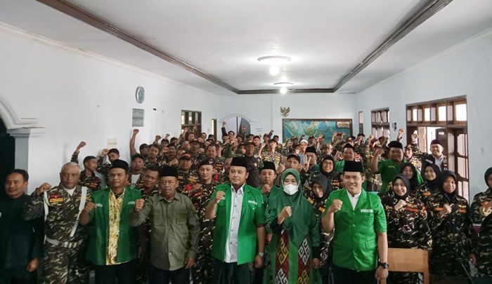 Khofidah Ajak Ratusan Banser Karangploso Malang Jaga NKRI